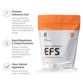 FIRST ENDURANCE Mezcla de Bebida de Hidratación Y Resistencia Efs: Carbohidratos Premium para Energía Y Rendimiento, Electrolitos para Una Rápida Rehi