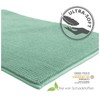 heimtexland ® Chenille Bath Mat Super Fluffy Absorbent Bath Mat