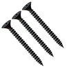 3.5X55mm Drywall Black Screws, Self Tapping Phillips Countersunk Head, Fine