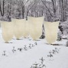 LARNORJE Plant Covers Freeze Protection – 35" × 50" Reusable