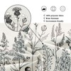 Riyidecor Clawfoot Tub Extra Wide Shower Curtain 180Wx72H Inch Flower