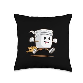 Headband Marshmallow for funny Sports activities Lovers Throw Pillow