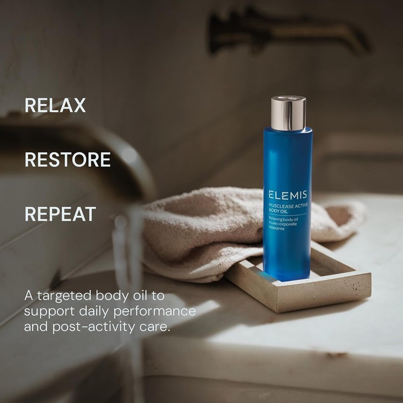 ELEMIS Musclease Active Body Oil - Relaxing Body Oil, 3.3