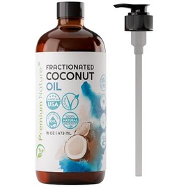 Aceite de Coco Sin Refinar - Premium Nature Coconut Oil 100% Puro y Natural Ideal Para Cabello Piel Labios Cara Cuerpo Ideal Para la Masaje Aceite de Coco Multiusos El Empaque Puede Variar