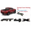 GMC 1PC Gloss Black Rear Tailgate AT4X OVERLAY Emblems 2023-2024