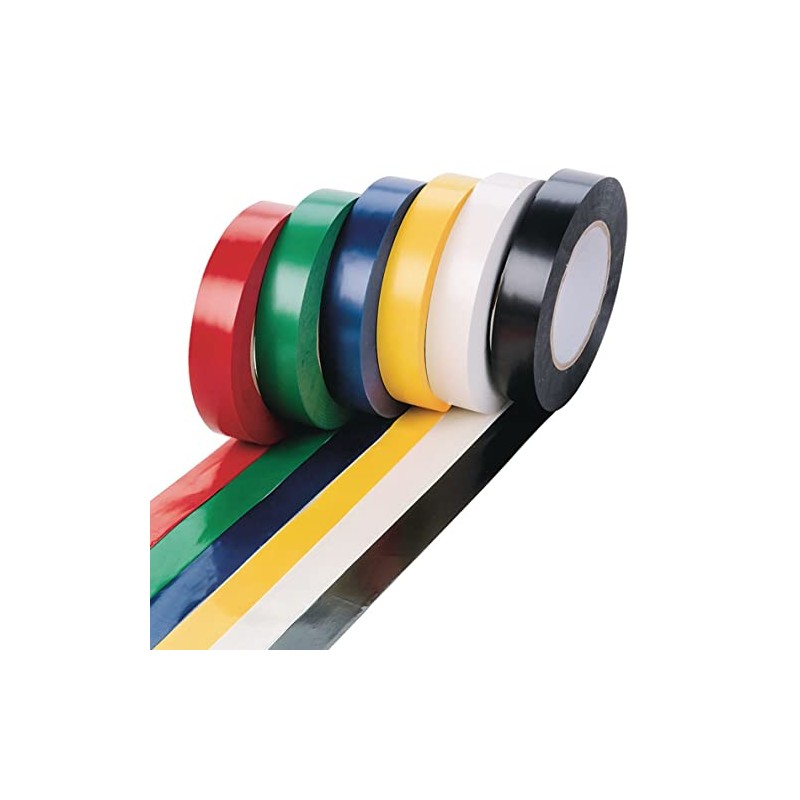 Floor Marking Tape, 1" Wide, Black, Black