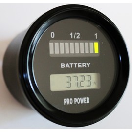 ProPower 48 Volt LED Battery Indicator w/ LCD Volt Display Works On New Type Batteries MR