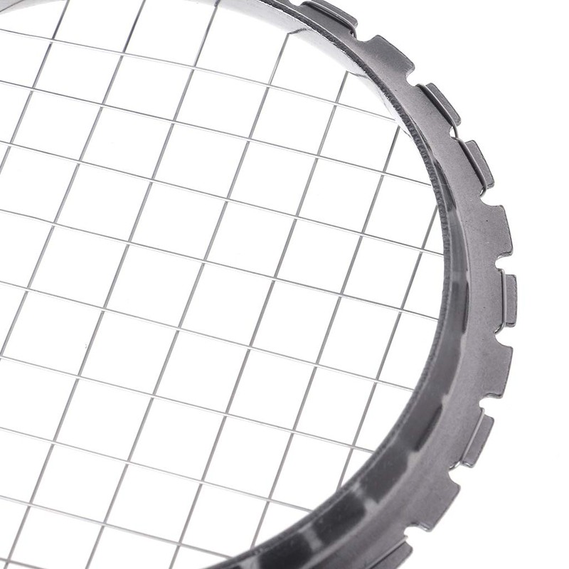 Stainless Steel Mesh Round Manual Potato Masher Slicer Tool Kitchen