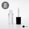 Tint Bottle DIY Lip Gloss Mini Empty Bottle 1.2ml 02 Tint Empty Bottle Silver - 1.2ml 10ea