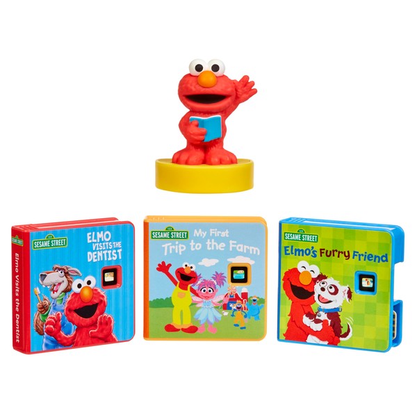 Little Tikes Story Dream Machine Sesame Street Elmo & Friends Story Collection, Storytime, Books, Audio Play Character, Toy Gift for Toddlers and Kids Girls Boys Ages 3+ Years