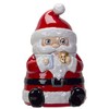 Pacific Giftware Xmas Christmas Santa Ceramic Cookie Jar