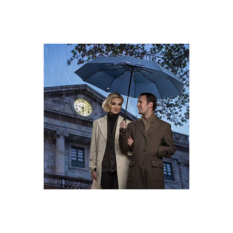 ZOMAKE Compact Umbrella, Auto Open & Close Travel Folding Umbrella,