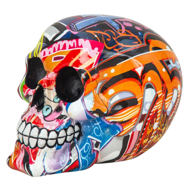 Lifestyle & More Skull Sculpture Decorative Figure Pop Art Made