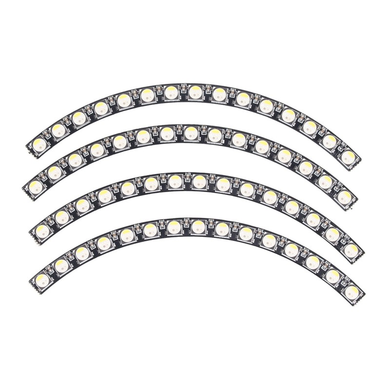 60 Bits LED Ring Light Full Color Individually Addressable SK6812
