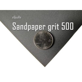 Sander Sheets Sandpaper | 25 Sheets | Grit 500 | Grain Size: 28.80 MCM | 9x11 | Waterproof lijas para carro Sand Paper for car use Wet or Dry