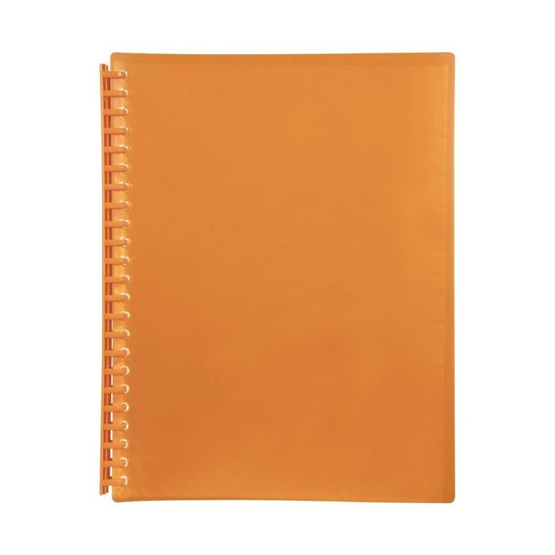 MARBIG(R) Refillable 20 Pocket Display Book, Orange