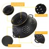 Metal Colander Set of 2, Strainer Basket with Handles perfect