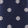 MENDEPOT - Corbata de béisbol con caja de color blanco