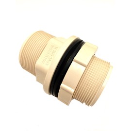 PRO SERIES CPVC Male Bulkhead Tank Fitting Adapter (2") [Available Sizes 1.5" and 2"]
