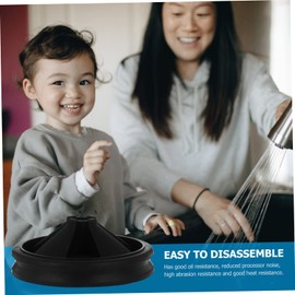 Operitacx Spritzschutz waschbecken Müllabfuhr Müllentsorgungsdichtung Zubehör für die Entsorgung von Küchenabfällen Müllentsorgungs-Spülbeckenschutz epdm Black