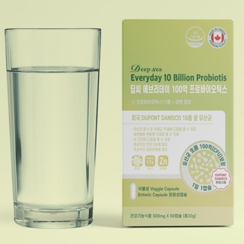 10 billion lactic acid bacteria zinc lactic acid bacteria derived