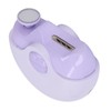 Electric Nail Clipper Round Anti Pinch USB Rechargeable Safety Electric