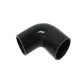 I33T I33T Automotive Silicone Tubing, ID 3" to 4" (76mm-102mm) 90 Degree Elbow Reducer, 4.7" (120 mm) leg length,Universal 4-Ply High Performance Coupler Silicone Hose (Black)