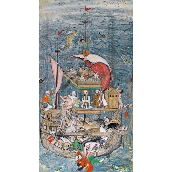 Mughal NoahS Ark Ndetail Of An Indian Mughal Painting C1590