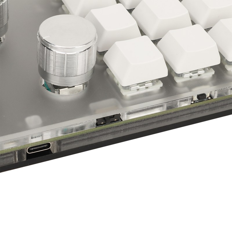 Blue Switch Keyboard USB C BT 2.4G Wireless Mini RGB