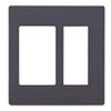 Panasonic WTA7112HK Switch Plate Switch + Outlet Plate Matte Gray