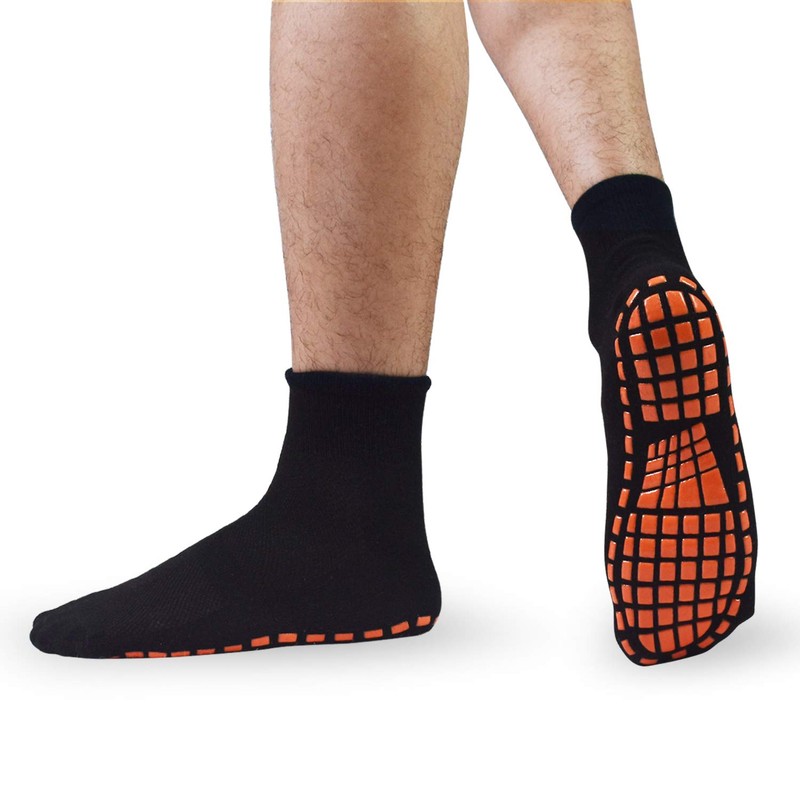 GRPSKCOS Non Slip Socks for Men House Socks with Grips