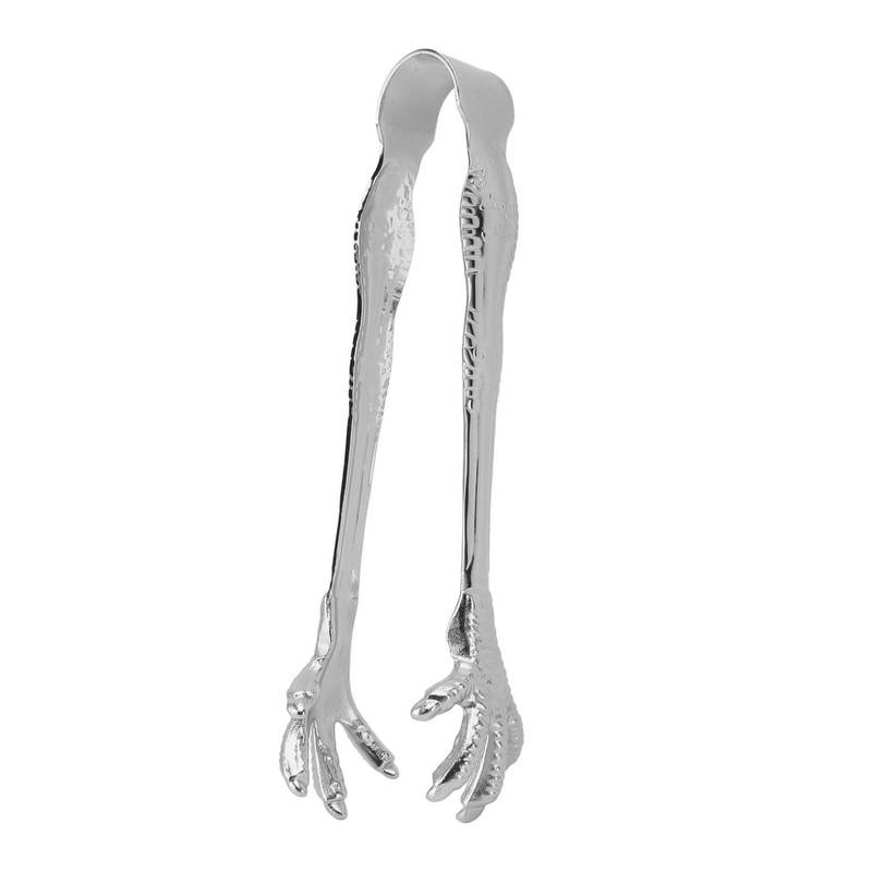 7.9 Inch Special Eagle Claw Shape Ice Tongs, Stainless Steel