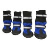 4Pcs Dog Boots Waterproof Pet Booties Reflective Breathable Wearproof High