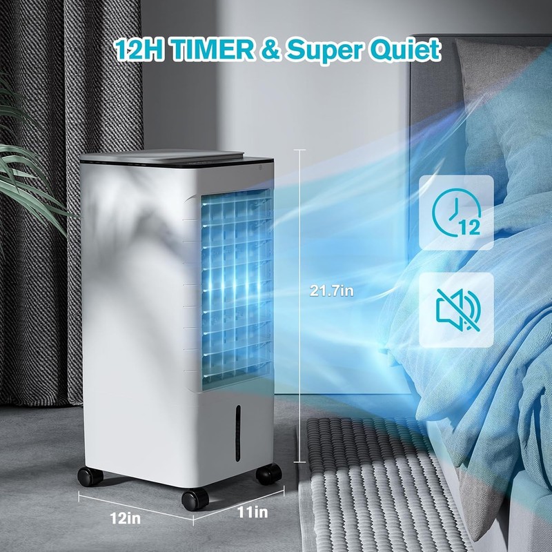 Windowless Portable Air Conditoners, 3-IN-1 Portable AC with Remote, 3