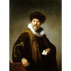 Desconocido Portrait of Nicolaes Ruts by Rembrandt