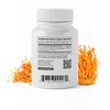 Pacific Rim Mushrooms Cordyceps Capsules - Organic Mushroom Extract Supplement,