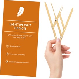 BIUDECO Professional Brow Measuring Ruler Ratio Eyebrow Ruler Stainless Steel Construction