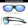 FAGUMA Polarized Sports Sunglasses For Men Cycling Driving Fishing UV400