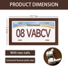 License Plate Frames Wall Decor, Car Number Plate Covers &
