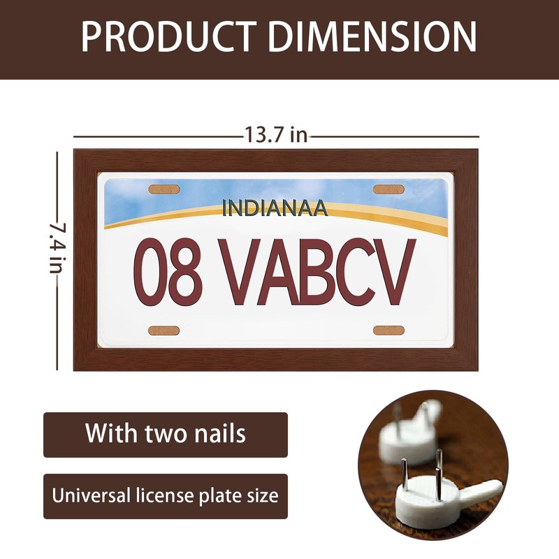 License Plate Frames Wall Decor, Car Number Plate Covers &