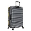 Betsey Johnson 26 Inch Checked Luggage Collection - Expandable Scratch