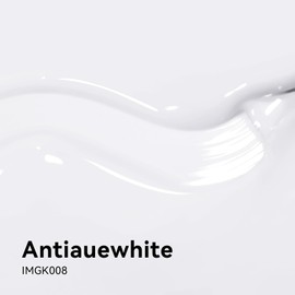 MAYCHAO 15ML Antiquewhite Gel Nail Polish 1Pc Antiquewhite White Green Gel Polish Soak Off UV LED Nail Polish Nail Art Starter Manicure Salon DIY at Home, 0.5 OZ