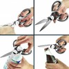 LEIAOLY Kitchen Scissors, Multi-Purpose Kitchen Shears, Heavy Duty Dishwasher Safe