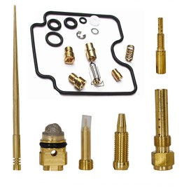 CQYD New Carburetor Carb Rebuild Kit Repair for Yamaha Grizzly 660 4x4 YFM660FW 2002-2005