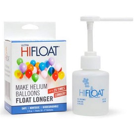 LA Balloons Hi-Float Solution, 5 oz, Transparent