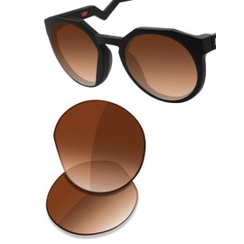 SAUCER Premium Replacement Lenses for Oakley HSTN OO9464 52mm Sunglasses High Defense - Brown Gradient Tint Polarized