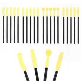 20 Pcs Sewing Machine Cleaning Brushes, Silicone Sewing Machine Cleaning Brushes Silicone Bristle Cleaning Brush for Sewing Machine Cleaning Supplies (Yellow)