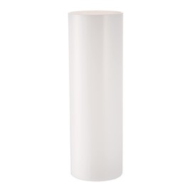 FOYER 2300005WH Unbreakable Flower Base Interior Polycarbonate Cylinder Height 30cm Width 10cm