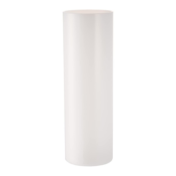 FOYER 2300005WH Unbreakable Flower Base Interior Polycarbonate Cylinder Height 30cm