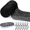 Adnee 33X18 Ft Oval Swimming Pool Leaf Net Cover,Pool Mesh